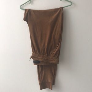 ZARA suede jogger